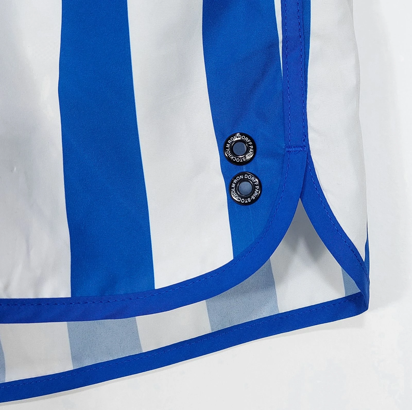 Bañador Ron Dorff con rayas verticales - blanco / azul M – photo 7